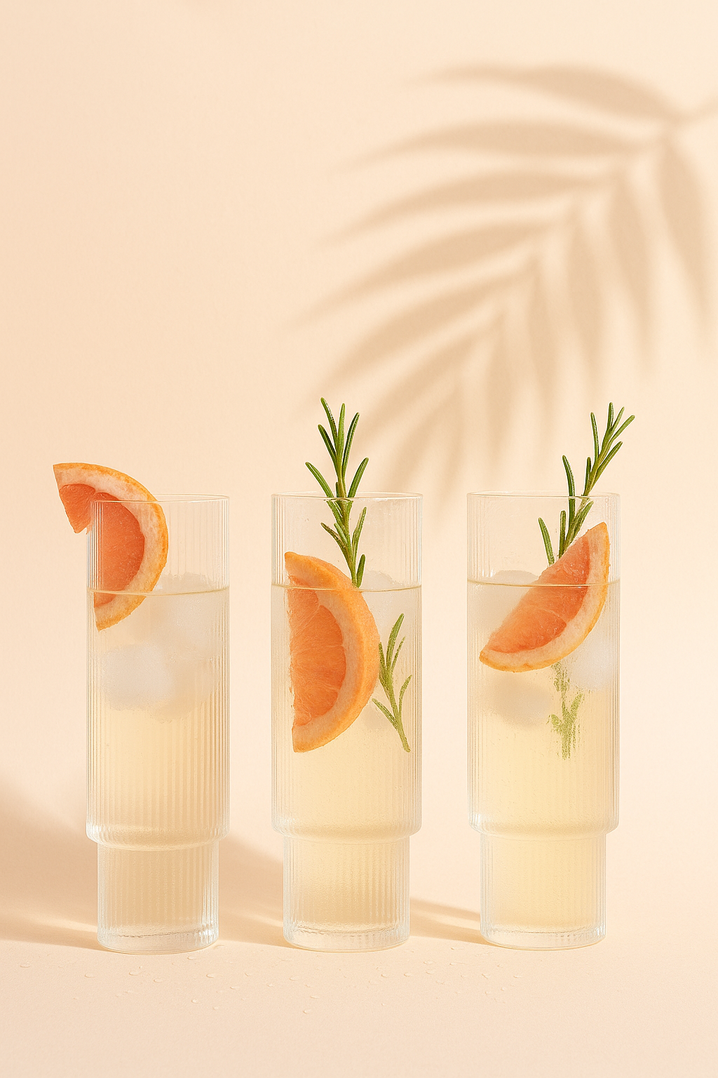 Mount Rigi & Tonic, 40 ml Mount Rigi, 80 ml Tonic Water, Eiswürfel. Alle Zutaten ins Glas, umrühren, mit Grapefruit garnieren.